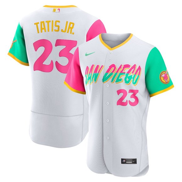 Fernando Tatis Jr. White San Diego Padres 2022 City Connect Authentic Jersey - Picture 8 of 9